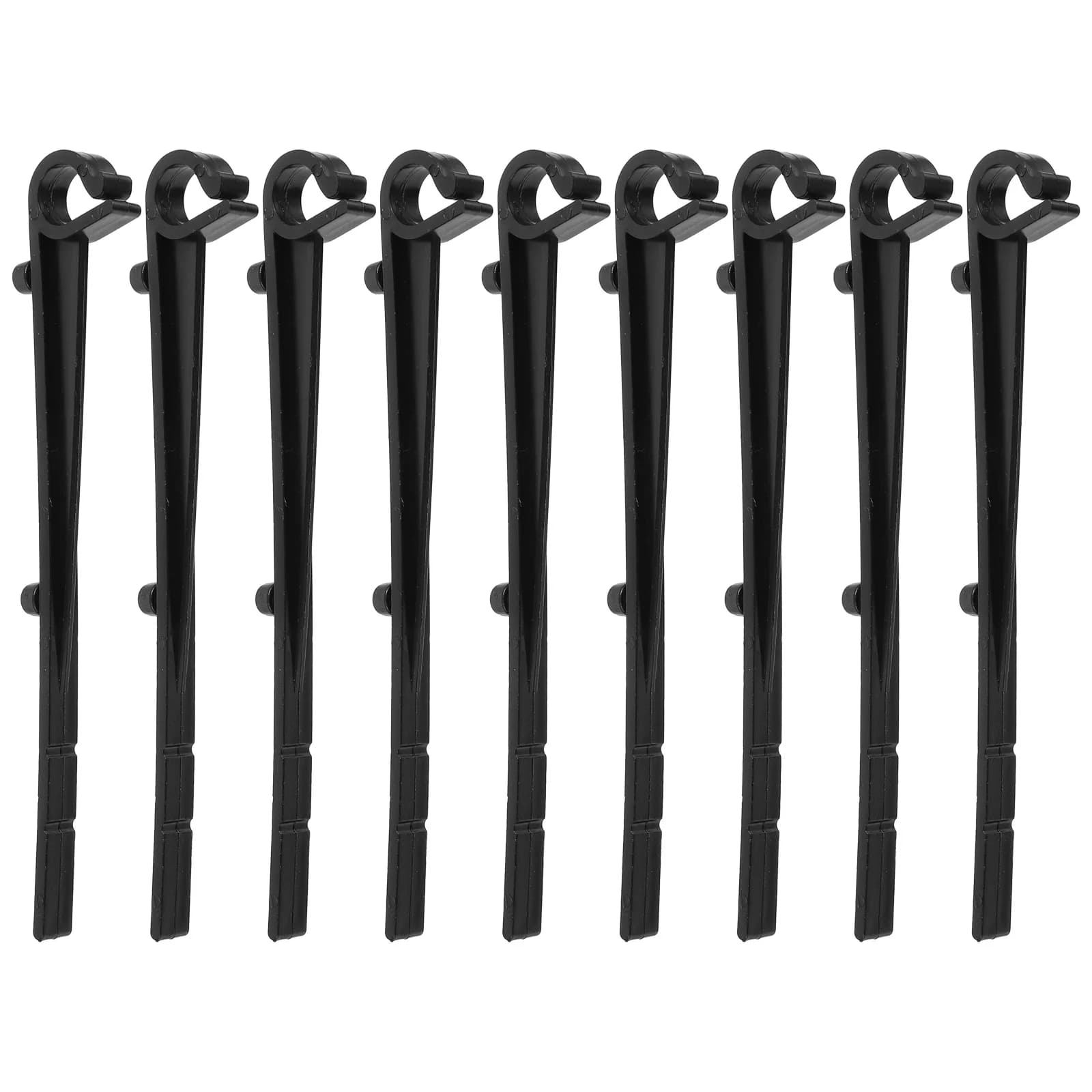 Clips de protection de gouttière en plastique, 20 pièces, Clips de fixation de crochet de gouttière,