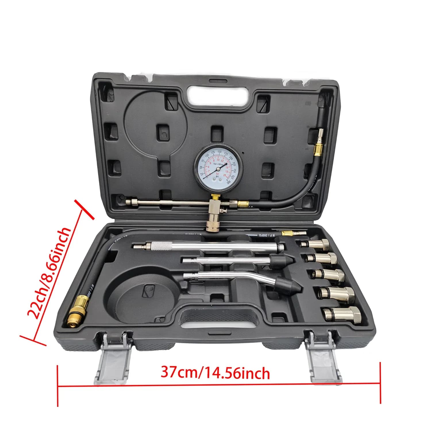NOUVEAU kit professionnel de testeur de compression de cylindre de moteur