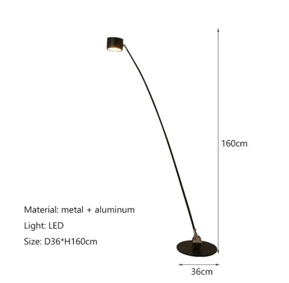 Lampadaire Arc Designer Sampei lumière minimaliste pour Villa Salon Chambre Chevet Lumière Coin Hôte