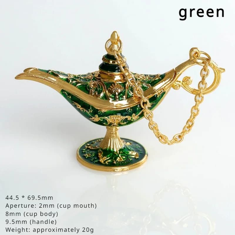 Lampe Aladdin Vintage Legend, génie magique, lumière de souhait, décoration de table, artisanat pour
