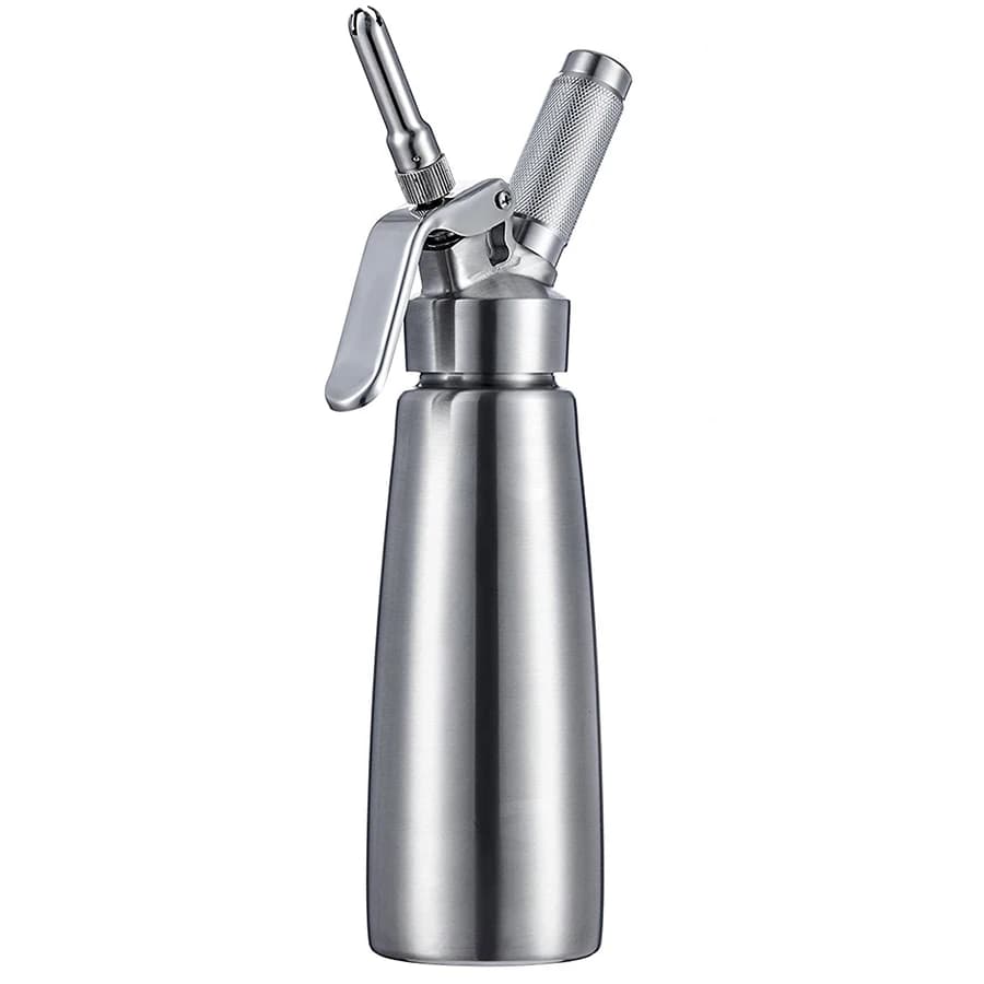Leeseph Distributeur de crème fouettée en acier inoxydable - Whipper de crème gastronomique - Machin