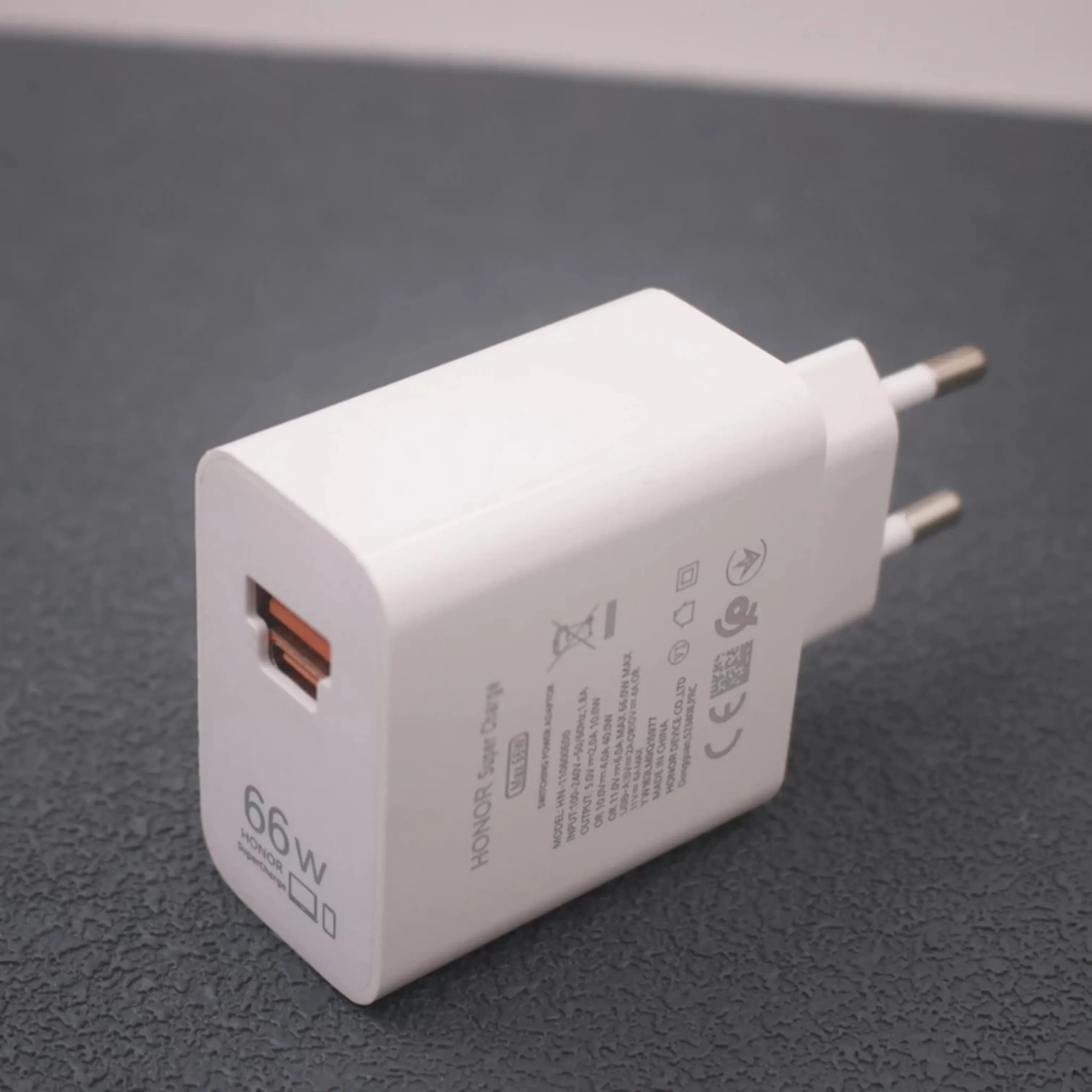 Honor – chargeur ue 66W, double Port USB A /USB C, adaptateur d'alimentation mural Super charge pour