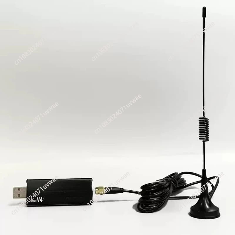 Radio définie par logiciel RTL-SDR V4 1PPM TCXO SMA RTLSDR avec antenne polyvalente