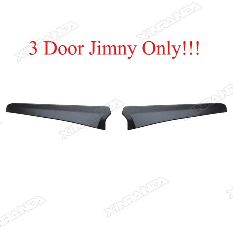 Accessoires JB64 JB74 : Garnitures de phares en ABS style « Angry Headlight Eyebrows » pour grille d