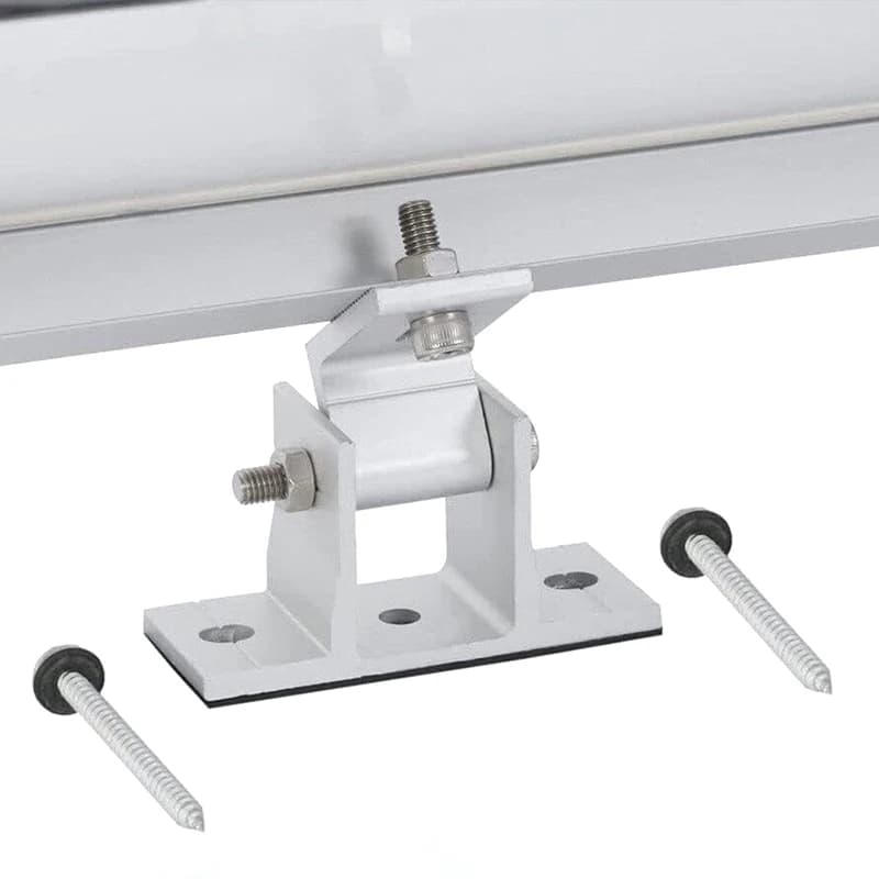 Artificiel évation rotative de panneau solaire avec support de rail de montage inclinable, montage s
