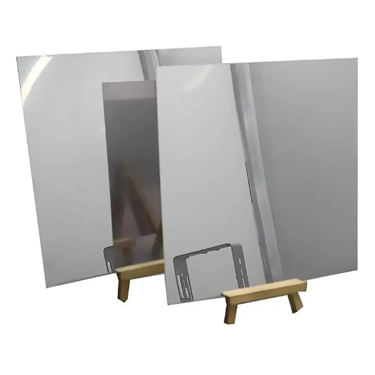 Feuille d'aluminium de surface miroir bricolage, haute coulée 86%, effet miroir, épaisseur de la pla