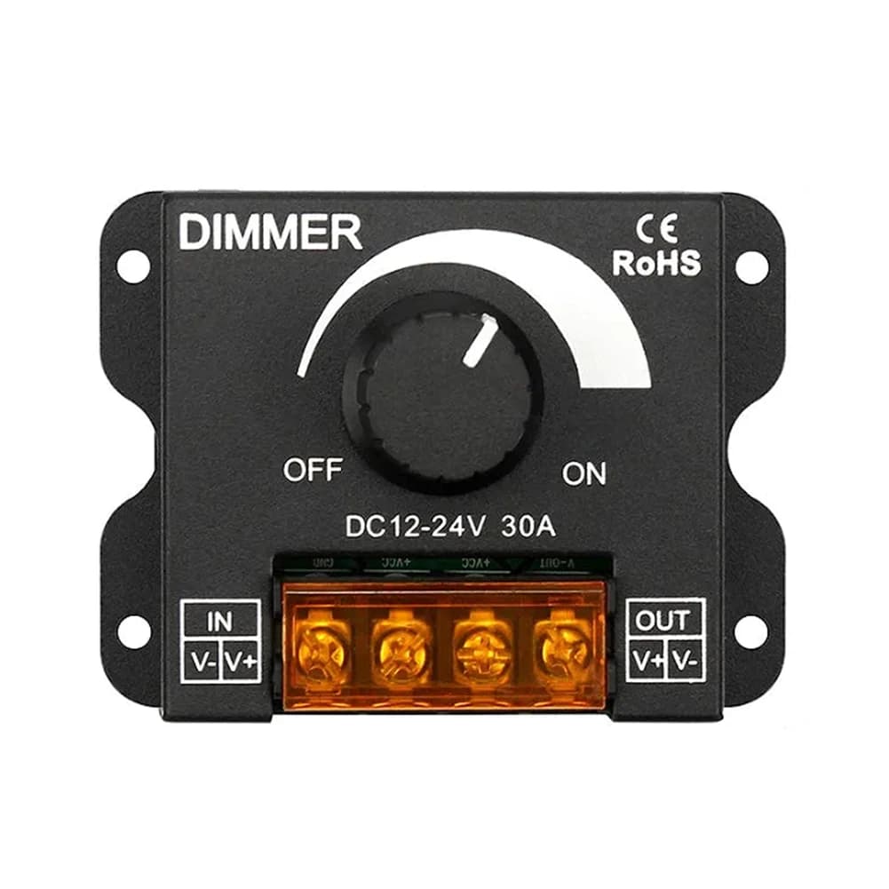 DC 12 V-24 V LED variateur PWM numérique gradation continue LED régulateur de luminosité pour bande