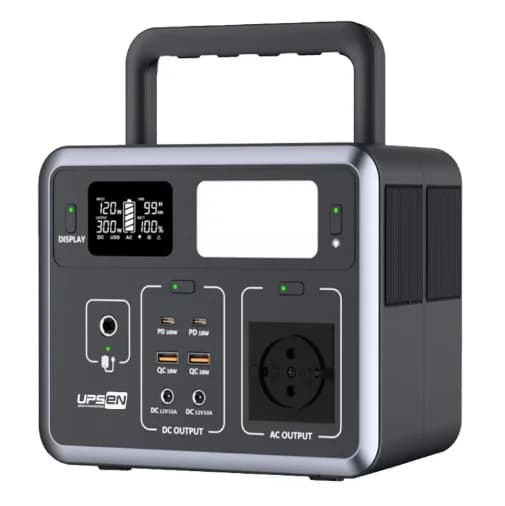 Station d'alimentation portable 200W 300W, stockage d'énergie extérieur haute puissance 110V 220V po