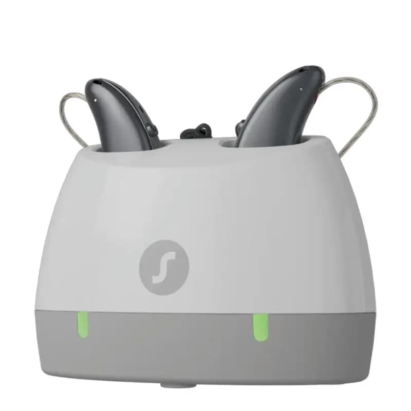 Chargeur standard Signia pour aides auditives Pure Charge & Go AX IX - Accessoire de recharge unique