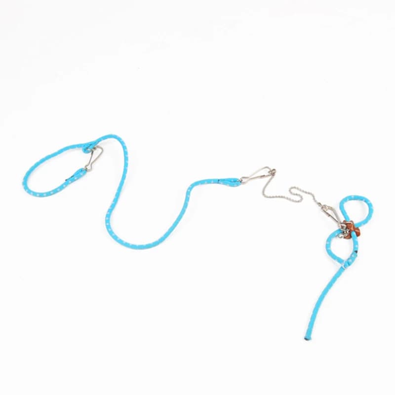 Laisse SFP souple réglable pour petit animal de compagnie, accessoire pour oiseau, perroquet, souris