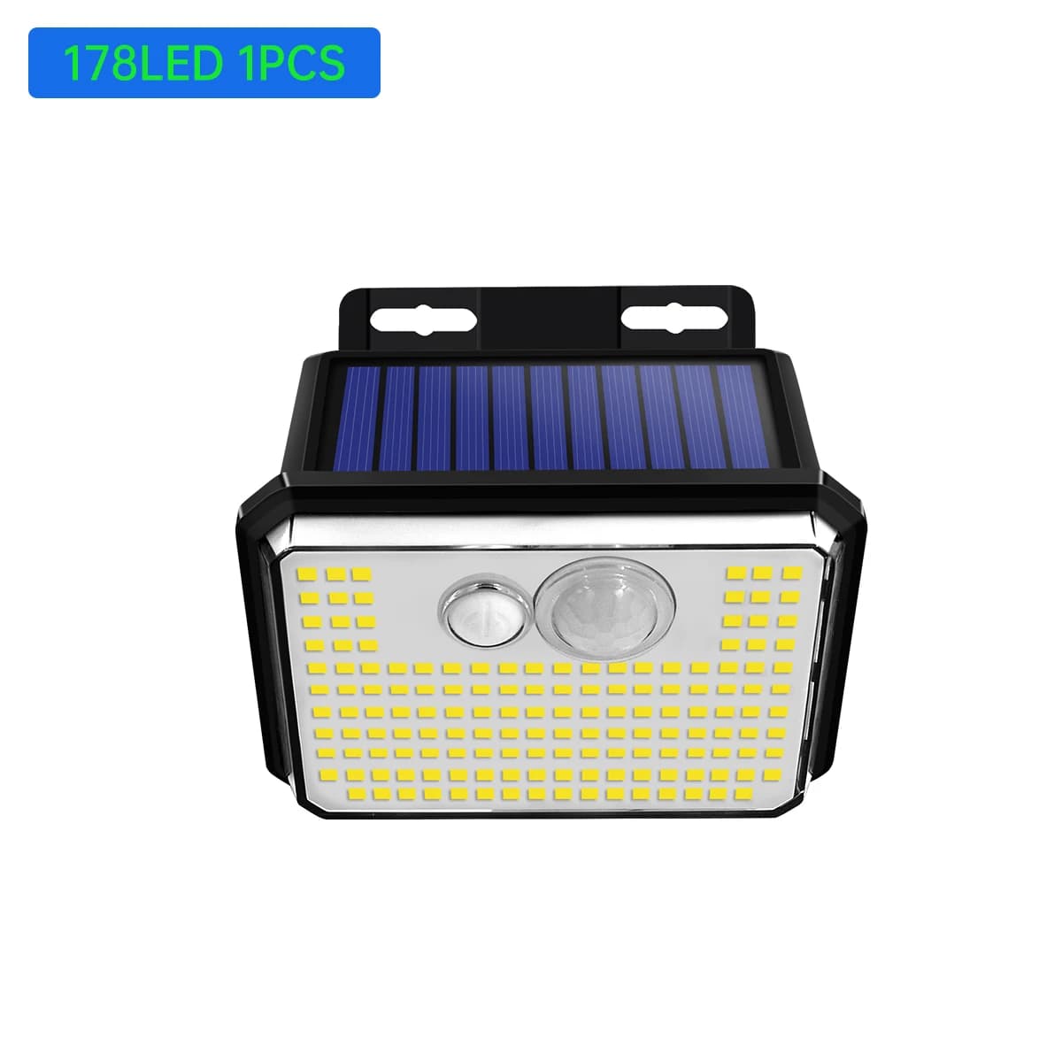 Applique Murale Solaire Imperméable Conforme à la Norme IP65 avec Capteur de Mouvement, Éclairage d'