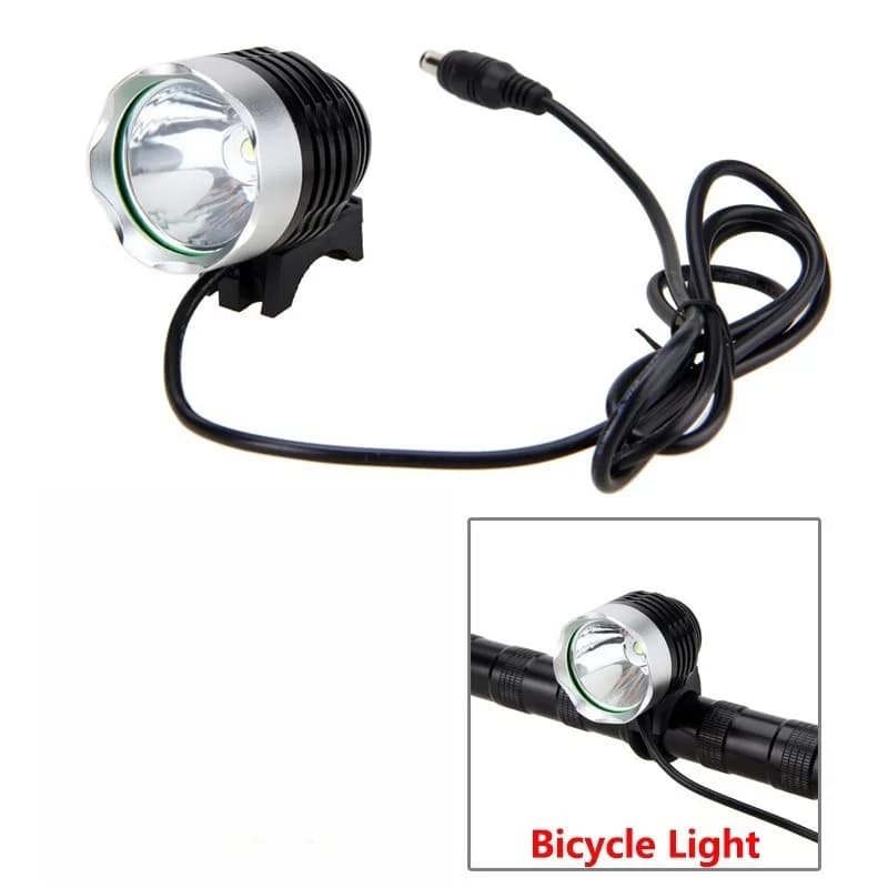 Pour vélo Rechargeable 1000LM T6/L2 VTT ensemble de lampes vélo cyclisme lampe phare 2 en 1 sans bat