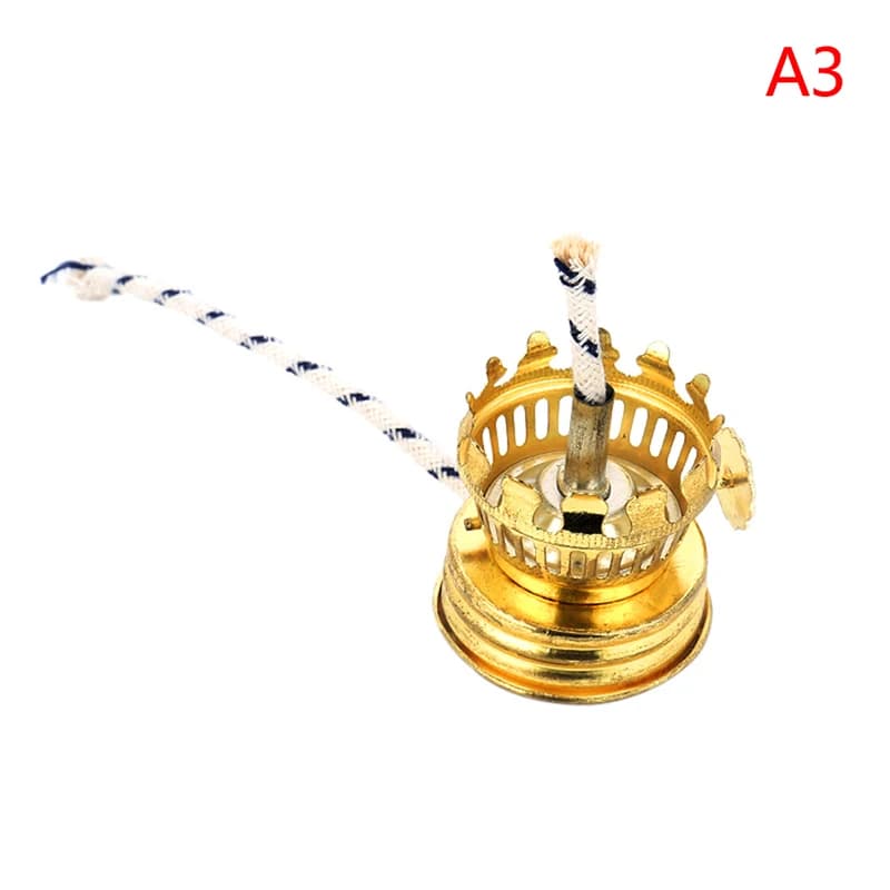 Brûleur d'huile de lampe, pièces de kérosène, support de mèches antiques, accessoire de lampe brûlan