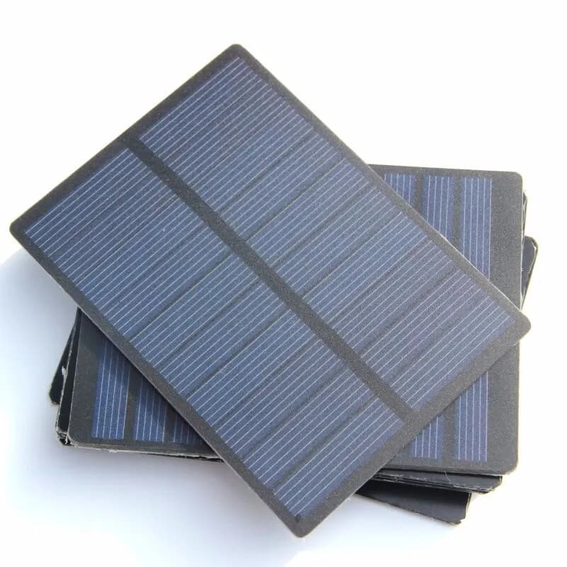 Panneau solaire polycristallin de qualité A, 1.3W, 5V, 110x80mm, PET laminé, pour bricolage, jouets