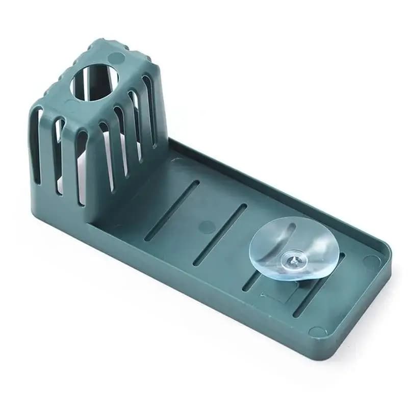 Accessoires pratiques de cuisine, étagère d'évier, ventouse, égouttoir éponge, supports de rangement