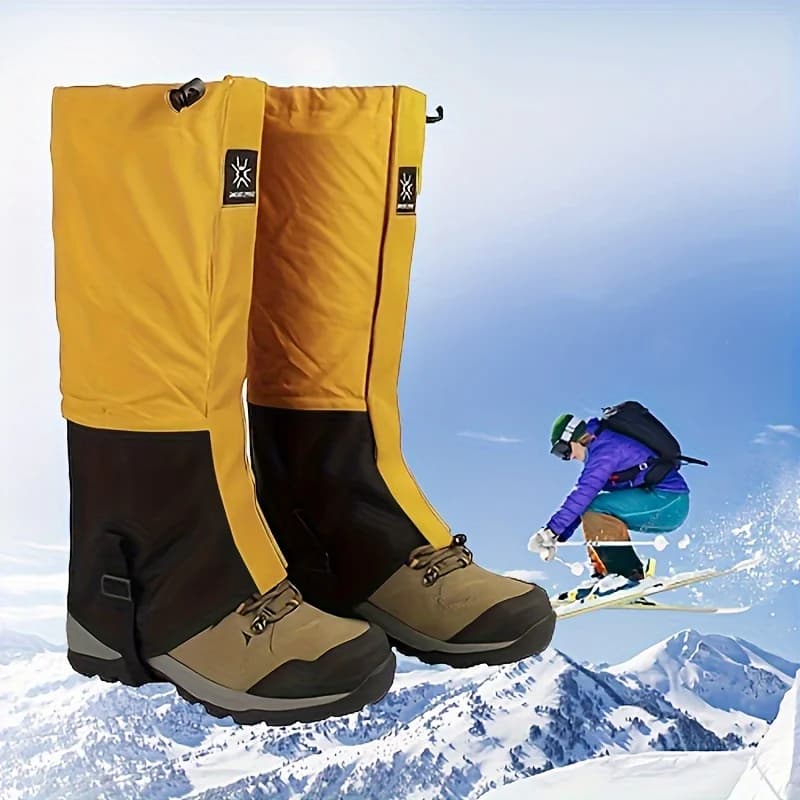 Couvre-Jambes Imperméable pour l'Extérieur, Village de Neige, Alpinisme, Randonnée dans le Désert, M