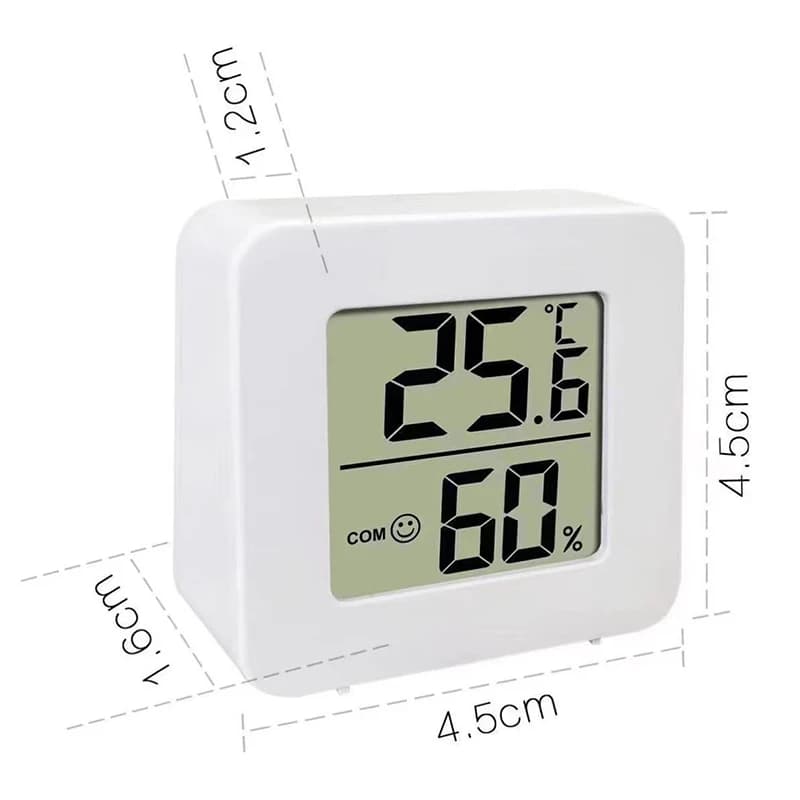 Therye.com-Hygromètre numérique LCD, intérieur, pièce, électronique, température, humidité, capteur,
