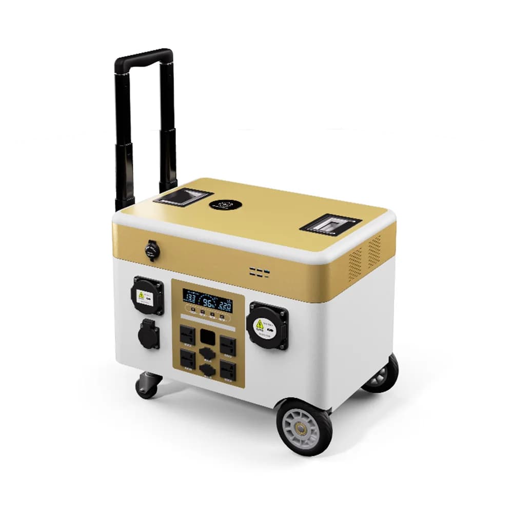 Station d'alimentation portable 5000W 5000Wh, générateur solaire 220V, alimentation extérieure pour