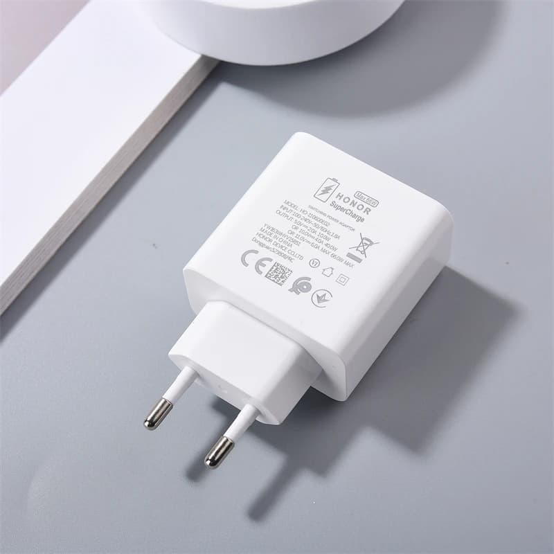 Chargeur super rapide Honor 66W pour Honor X9 X40 X30 X20 90 80 70 60 50 Pro SE Magic VS V3 Fold V2