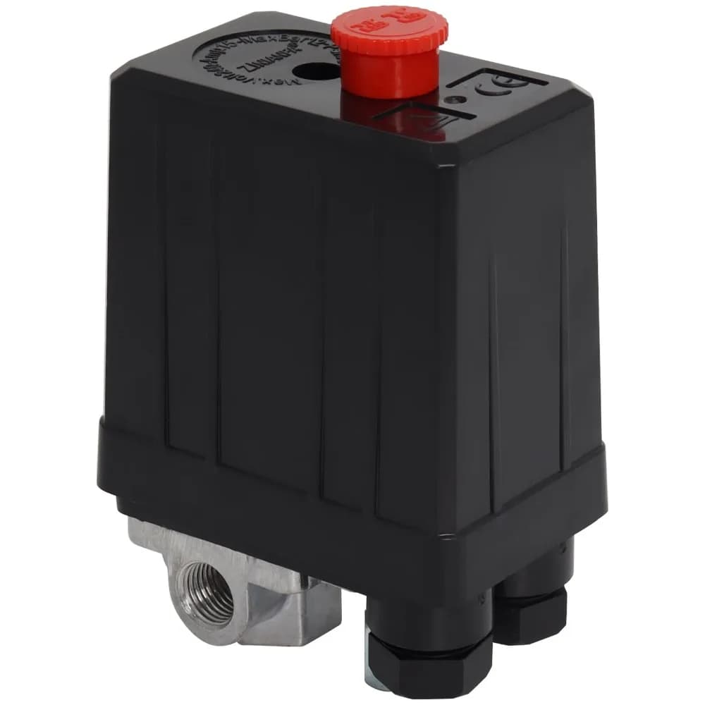 Accessoires compresseur d'air à pression réglable 220V 4 Ports vanne de contrôle 90-120PSI pressosta