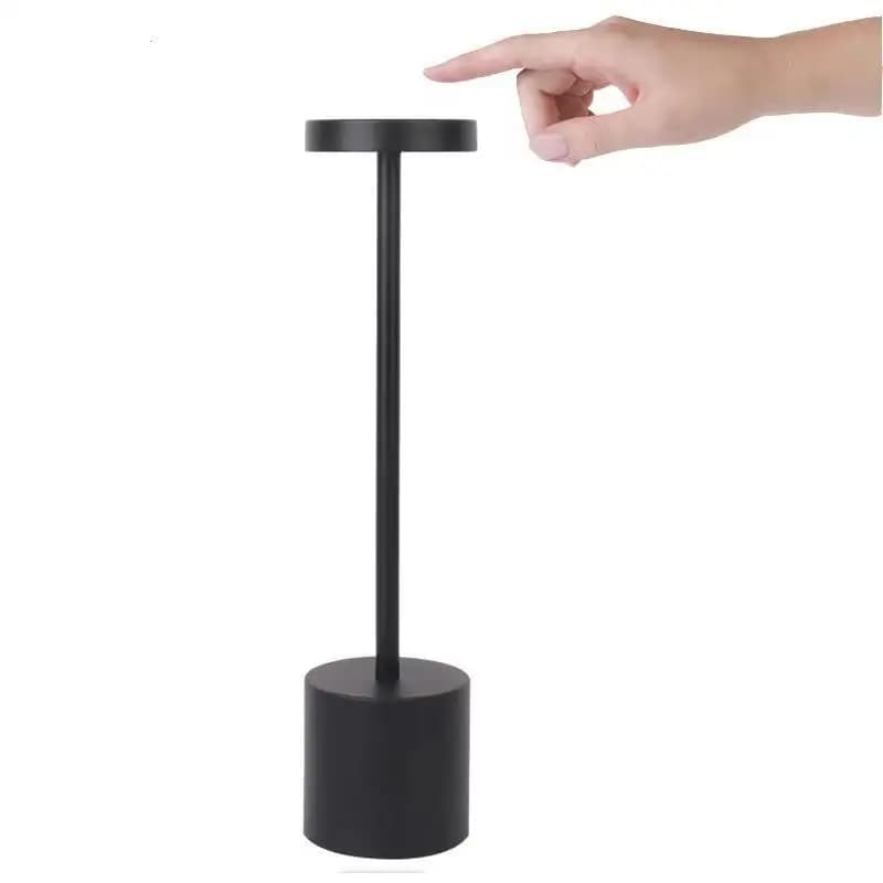 LED lampes de Table tactiles sans fil lampe de bureau Rechargeable 3 couleurs réglable chevet créati
