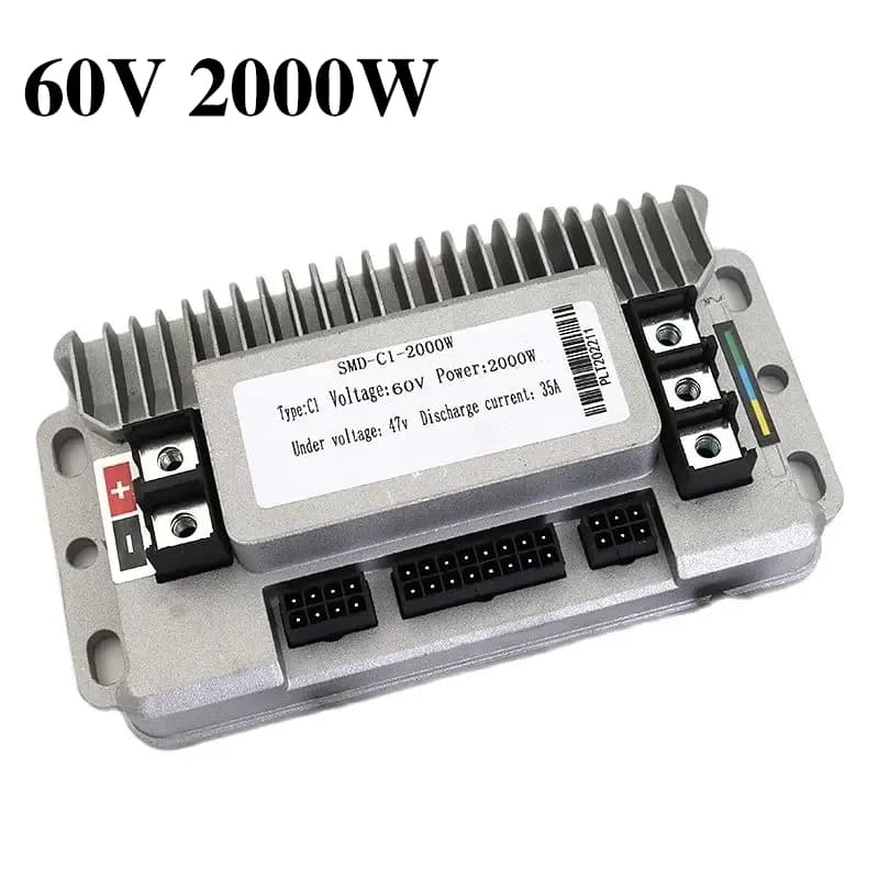 Contrôleur de moteur sans balais à onde sinusoïdale 60V 2000W, contrôleur de vitesse pour Scooter él