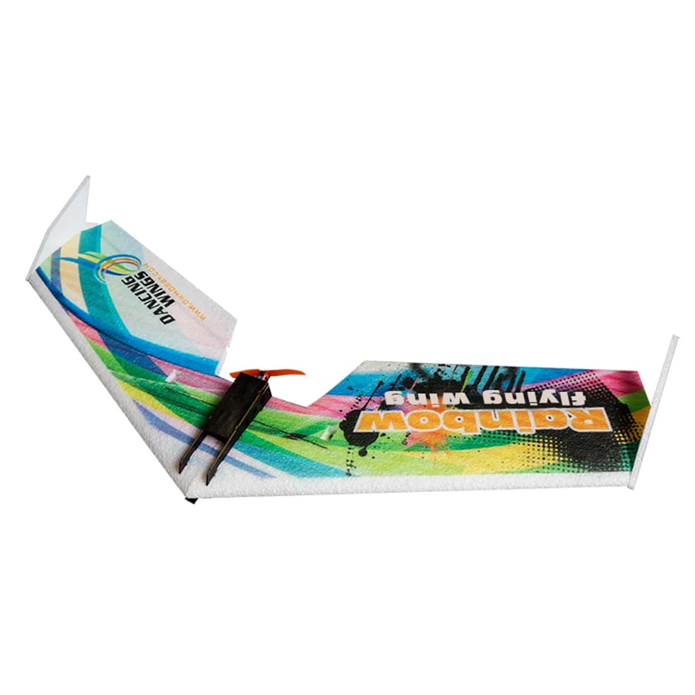 Ailes dansantes passe-temps E0511 arc-en-ciel aile volante V2 RC avion 800mm envergure Delta aile qu