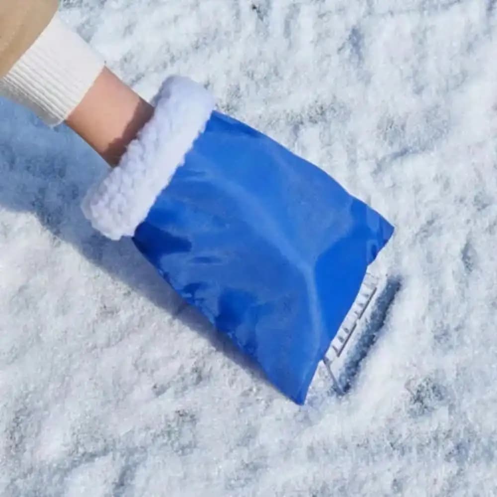 Voiture montée avec housse de protection, pelle à neige pour voiture d'hiver, pelle à neige avec gan