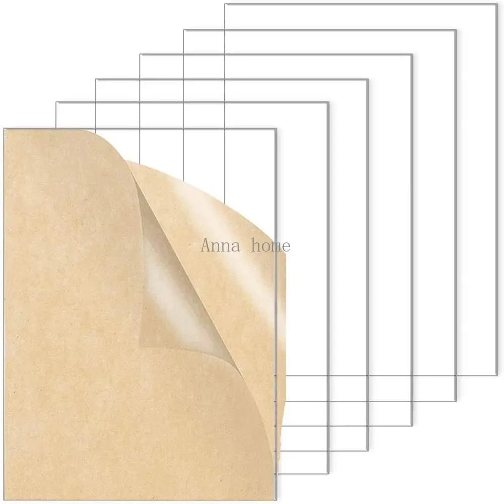 Panneau de feuille acrylique en plastique Transparent, plexiglas Transparent de 1/2/3mm d'épaisseur,