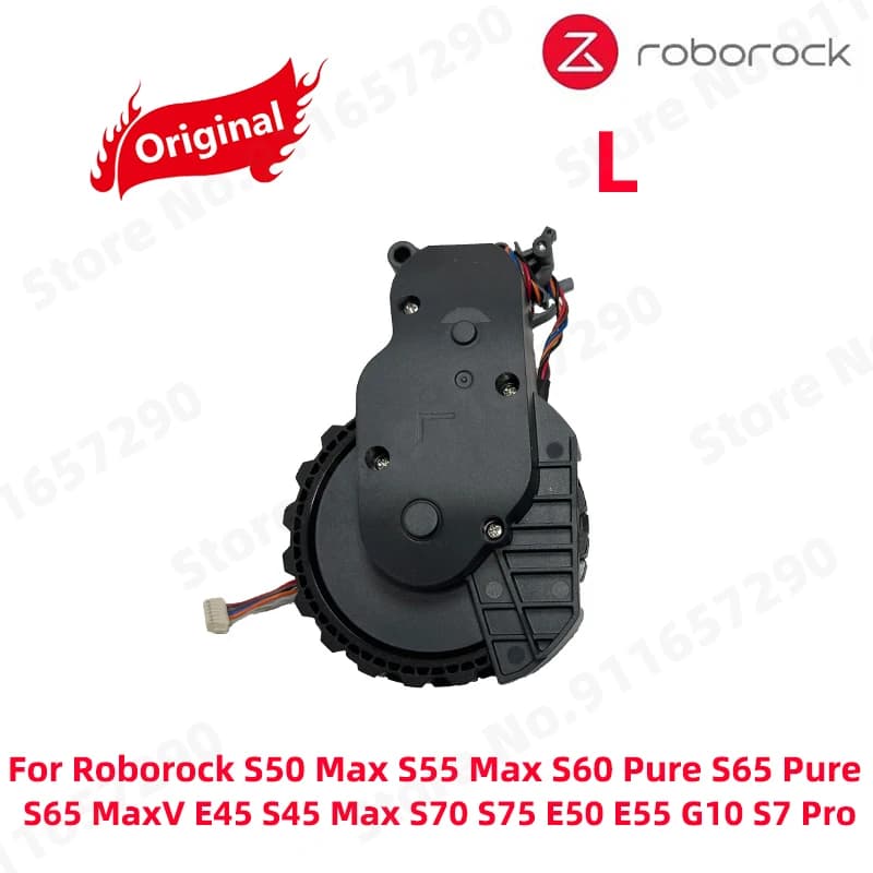 Roborock-Stocks et roues de marche droites, S50 Max, S55 Max, S60 Pure, S65 Pure, S65 MaxV, E45, S45