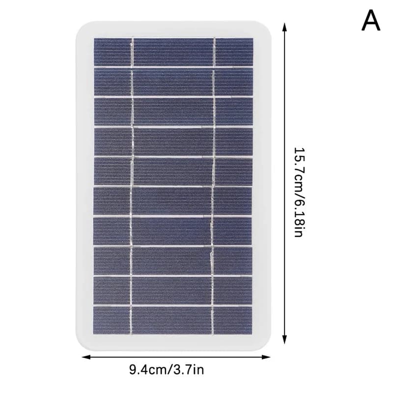 Panneau solaire portable avec USB pour la randonnée en plein air, le camping, la recharge de télépho