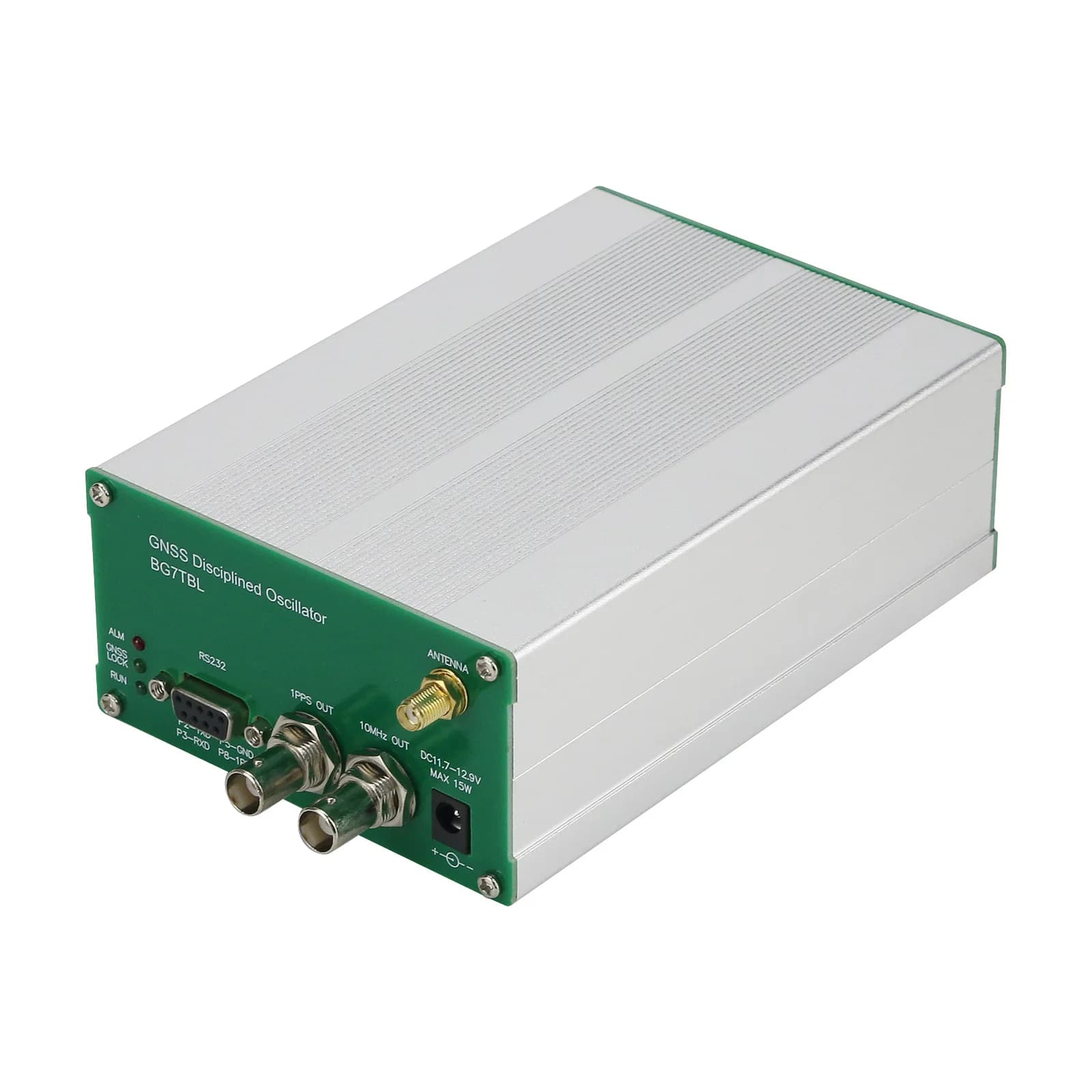 Oscillateur Discipliné GPS+GAL+GLO 10 MHz avec Affichage de Fréquence LCD, Oscillateur GNSS Programm