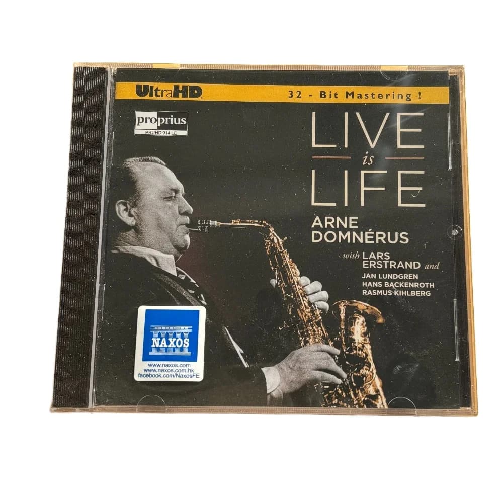 Nouveau disque stéréo ultra HD scellé édition limitée Live Jazz Sax, haute résolution, pour audiophi