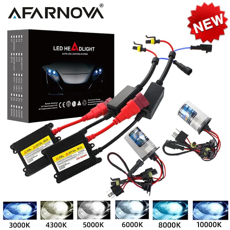 Ampoule de phare au xénon led H7, 55W 65W, kit de Ballast mince, xénon HID 12V H1 H3 H11 h7, kit cac