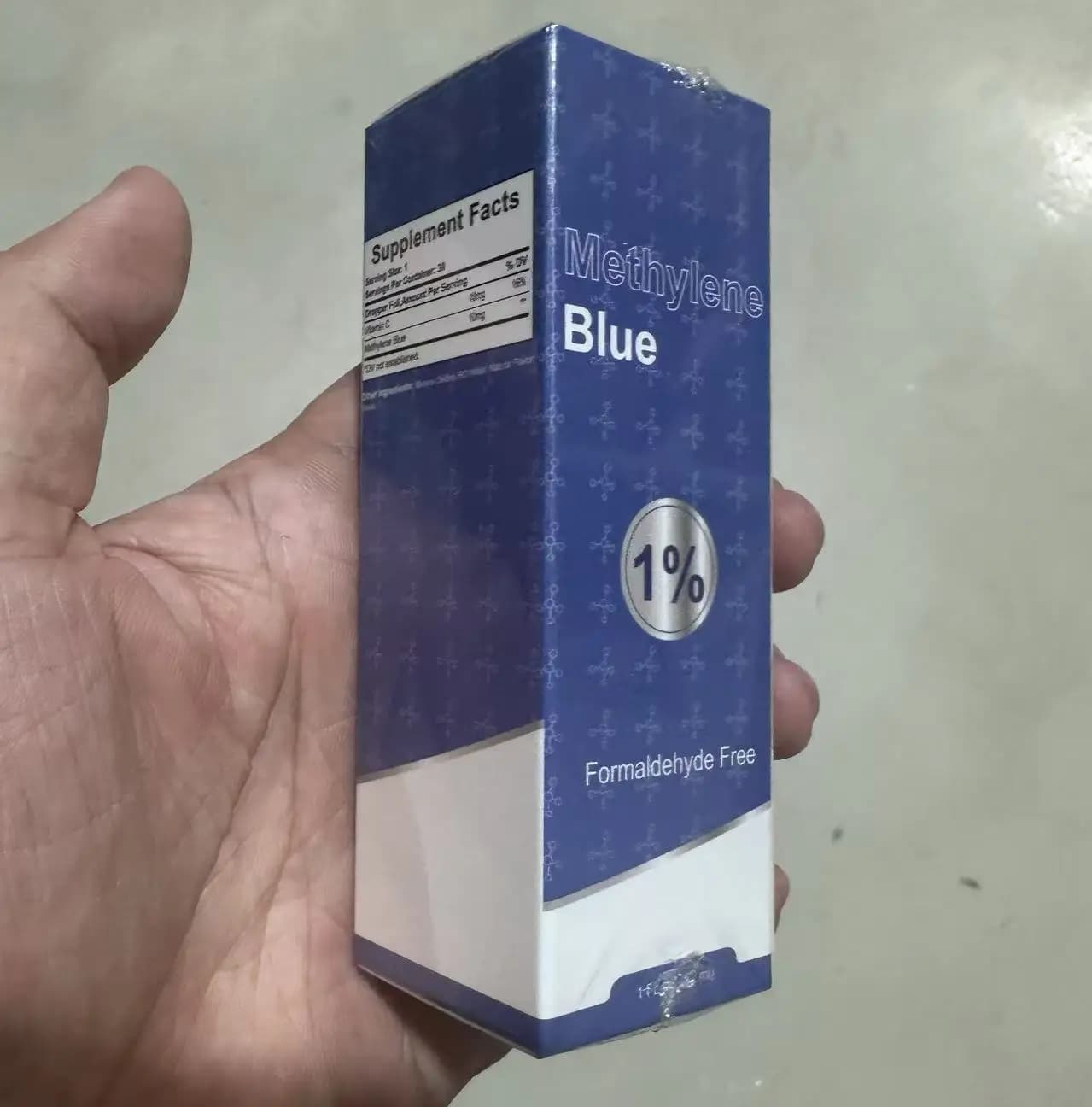 Lien VIP du produit de bouteille bleue