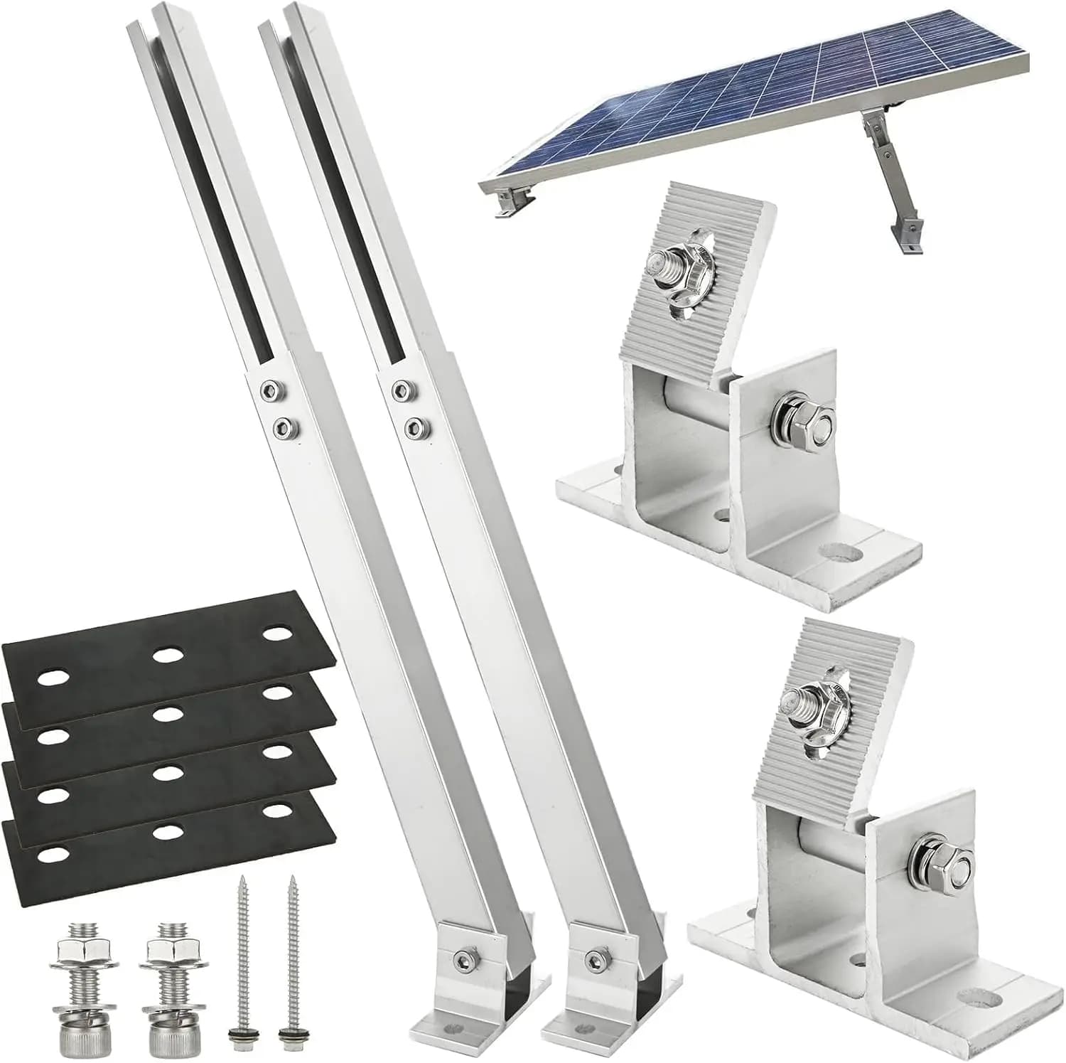 Supports de montage inclinables pour panneaux solaires, support en alliage d'aluminium pour toit de