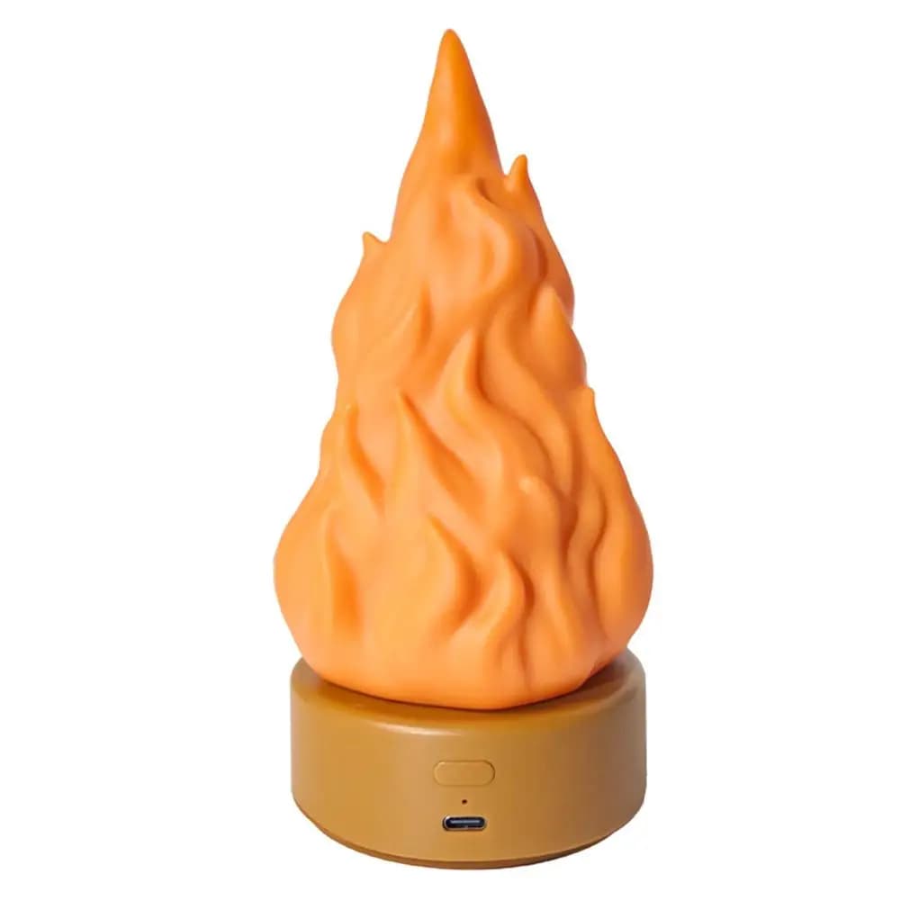 Lampe de Simulation de flamme, Rechargeable, faux feu, veilleuse pour Camping en plein air, cour, Ha