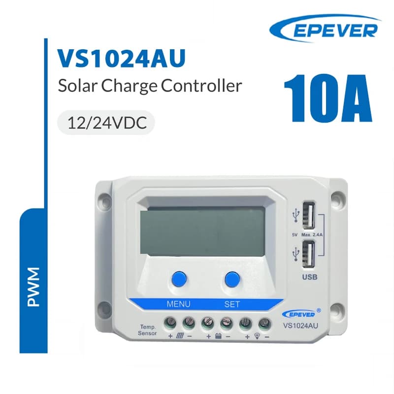 EPEVER 10A 20A 30A 45A 60A PWM contrôleur de Charge solaire VSAU régulateur de système d'énergie sol