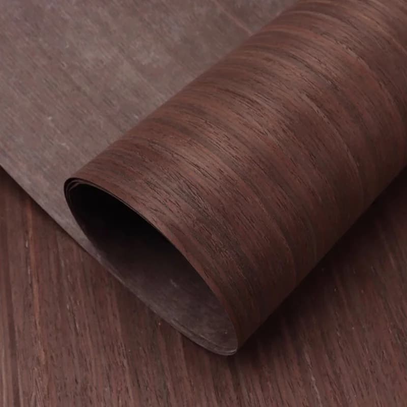 Feuille de placage de bois de chêne noir, placage de garde-robe, décoration de meubles pour portes e
