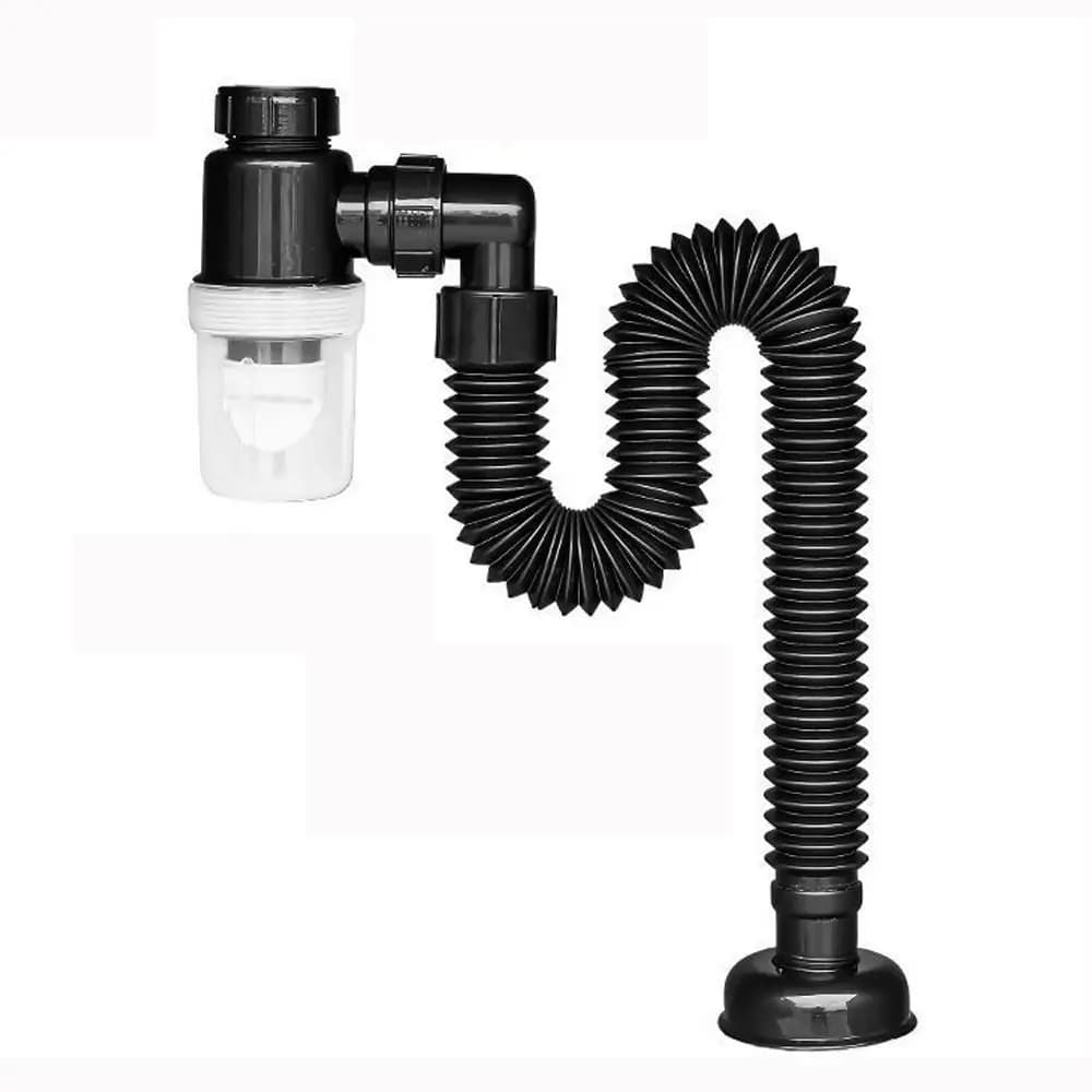 Accessoires de canalisation de lancement déodorant d'évier, tuyau d'évier de cuisine, crépine d'évie