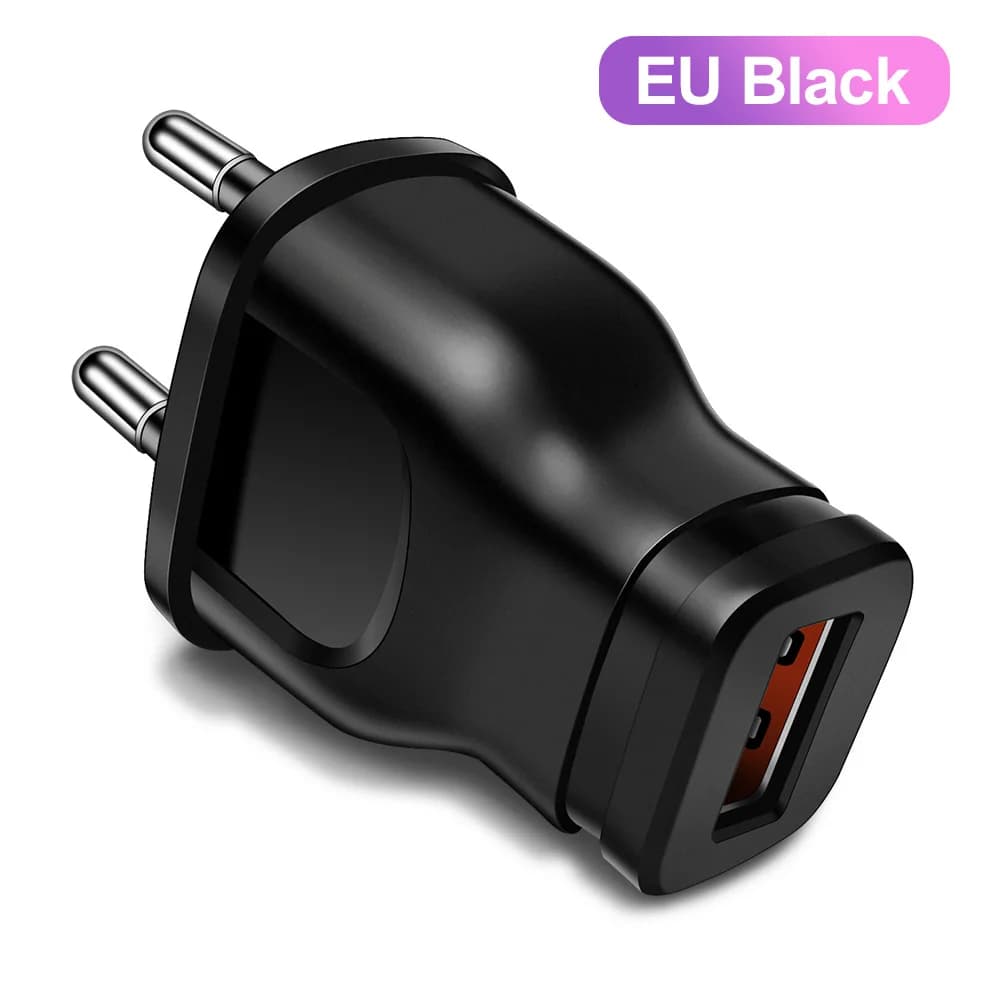 Chargeur USB, alimentation, chargeur 5W 1A, chargeurs muraux, petit adaptateur secteur pour iPhone,