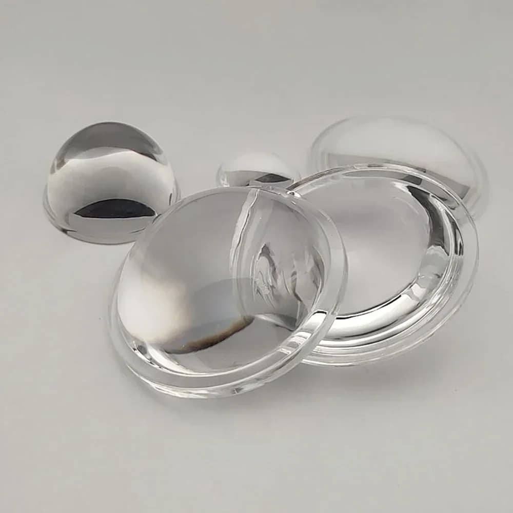 Lentille Plano-Convexe en Verre, 23/34/44/50mm, Condenseur, Mise au Point Optique, Surface Transpare