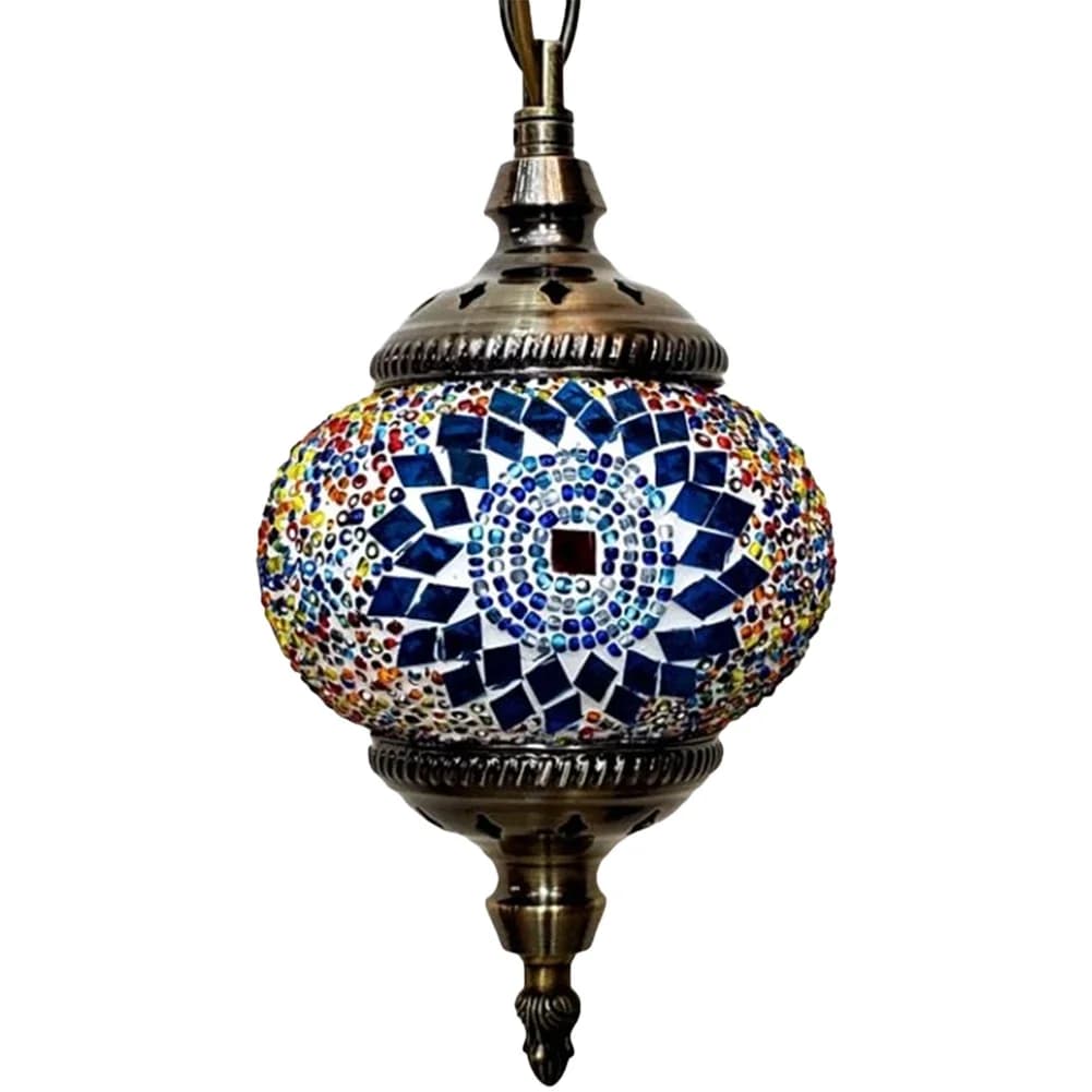 Plafonnier en mosaïque marocaine turque, lustre romantique pour bar, maison et hôtel, style classiqu