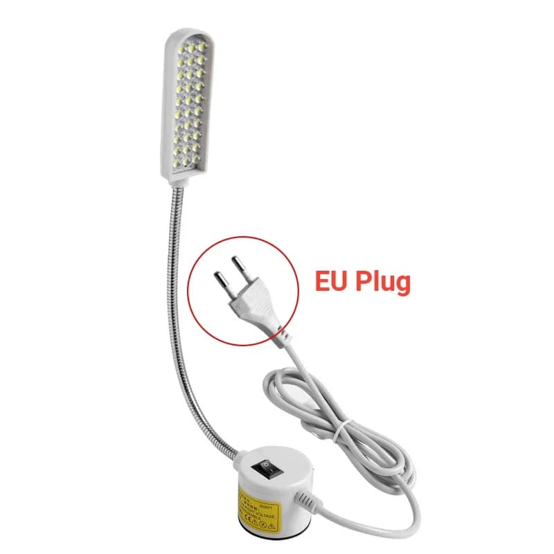 Lampe LED pour Machine à coudre 360 lampes de travail à col de cygne réglables et flexibles lumières