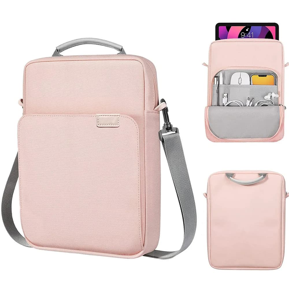 Sac à bandoulière pour MacBook Air 13, étui M4 M3 M2 M1, pochette d'ordinateur 13.6 pouces pour iPad