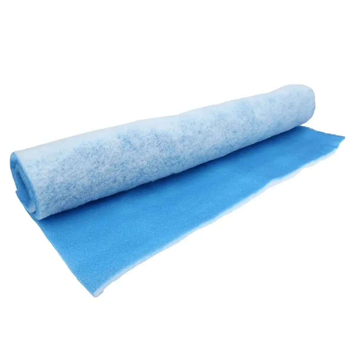Filtre à Air en Fiber de Polyester, 20mm, 1x1m, 1 rouleau, épaisseur, magasin de peinture, cabine de