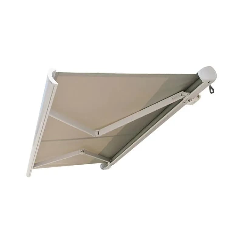 Design moderne extensible pliant cadre en aluminium bras auvent parasol étanche extérieur rétractabl