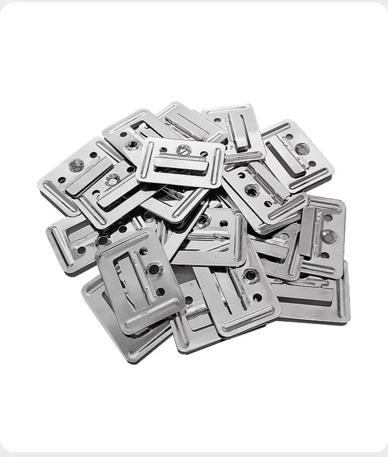 Clips pour panneaux muraux, supports de montage en acier inoxydable pour panneaux muraux intégrés, f