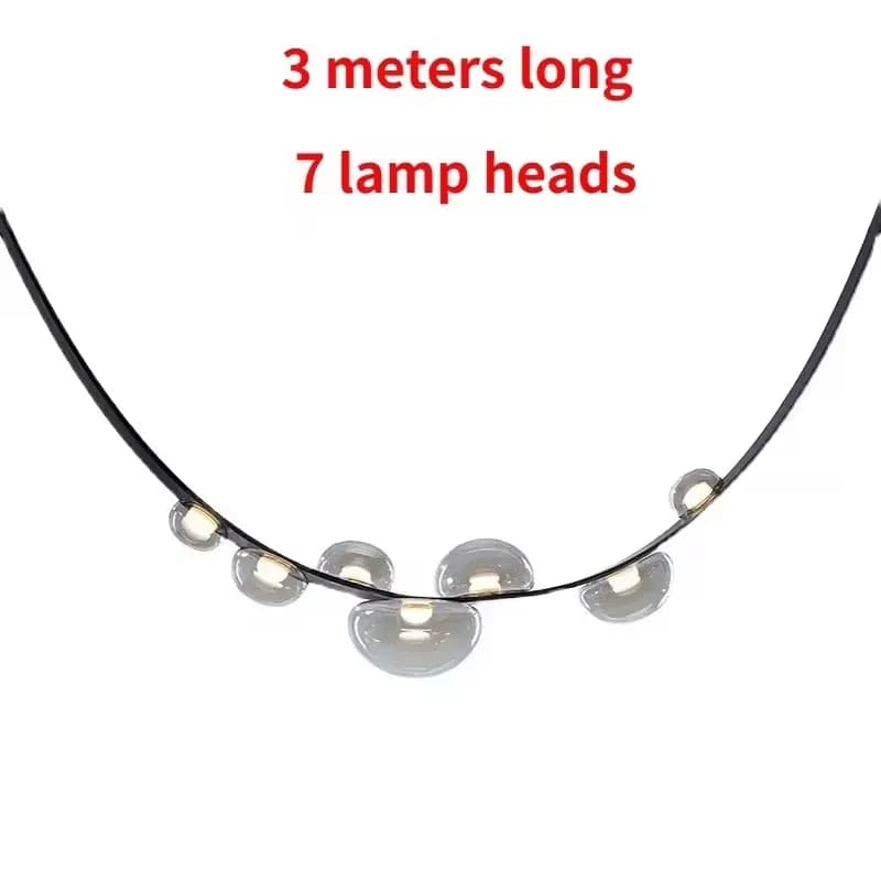 Lustre de Loft design italien en cuir suspendu lampe à Suspension pour salon hôtel escalier Duplex