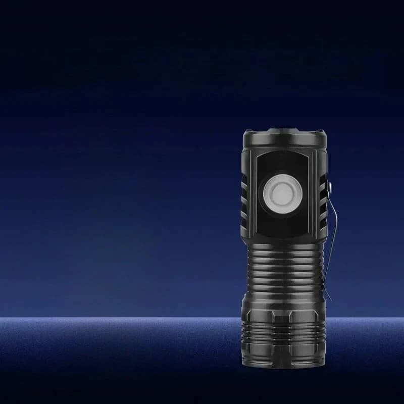 Lampe de poche rechargeable pour l'extérieur, torche étanche à lumière forte, portable, pour le camp